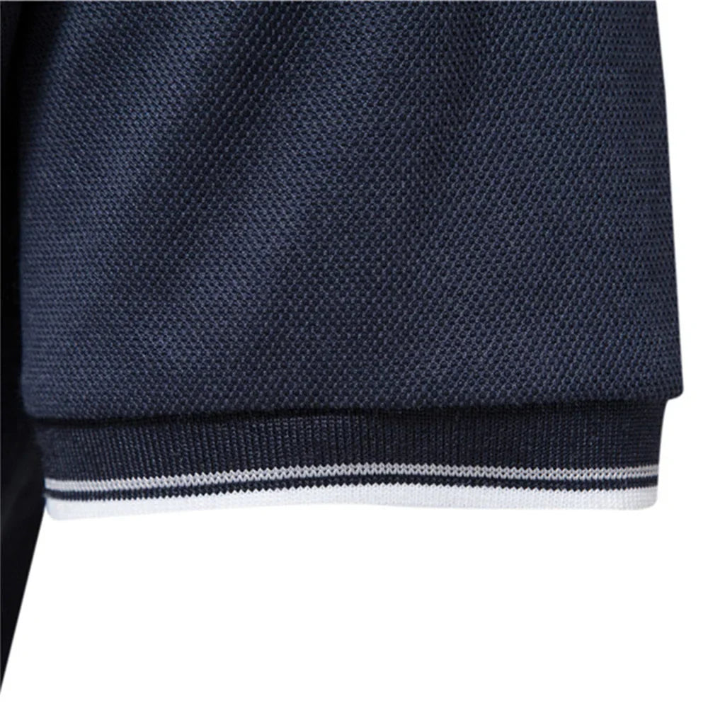 BENJAMIN™ | HERREN-POLOHEMD MIT V-AUSSCHNITT