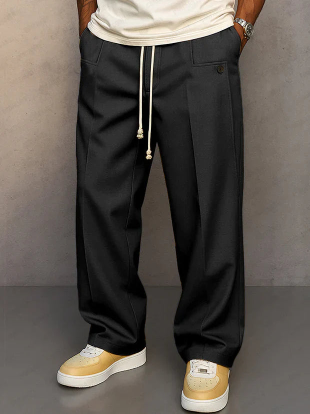 Olivian™ | Elegante Hose mit verstellbarem Kordelzug