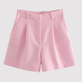 Charlotte - Luxe gefaltete Shorts