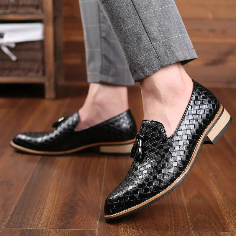 Herren Komfort Slip-On Loafer mit Absatz