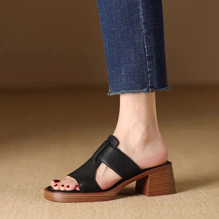 Damen Klassisch Blockabsatz Orthopädische Absatz Sandalen