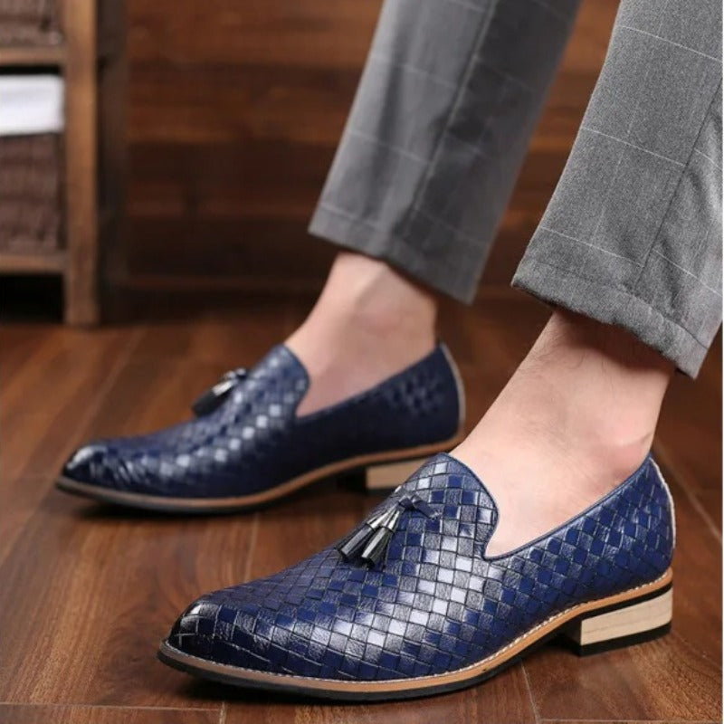 Herren Komfort Slip-On Loafer mit Absatz