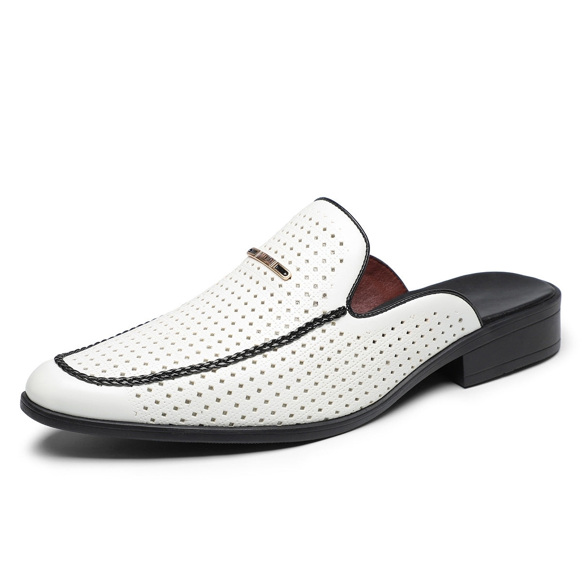 Sandalen Herren Elegant | Atmungsaktive Lochstruktur & Slip-on