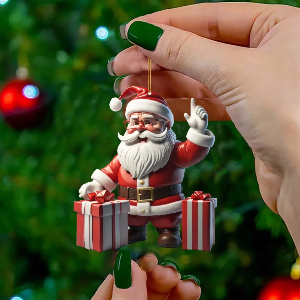 SantaHangs | Mini-Weihnachtsmann-Hängedekorationen