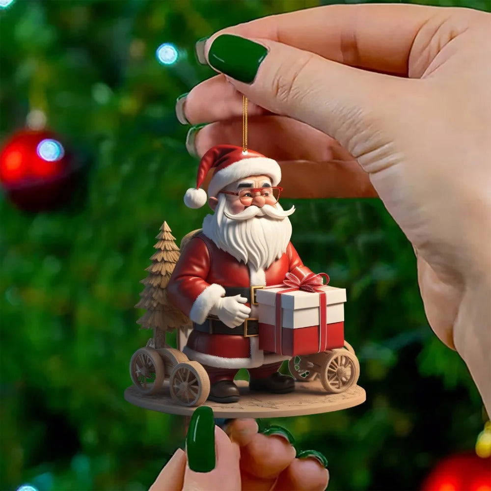 SantaHangs | Mini-Weihnachtsmann-Hängedekorationen