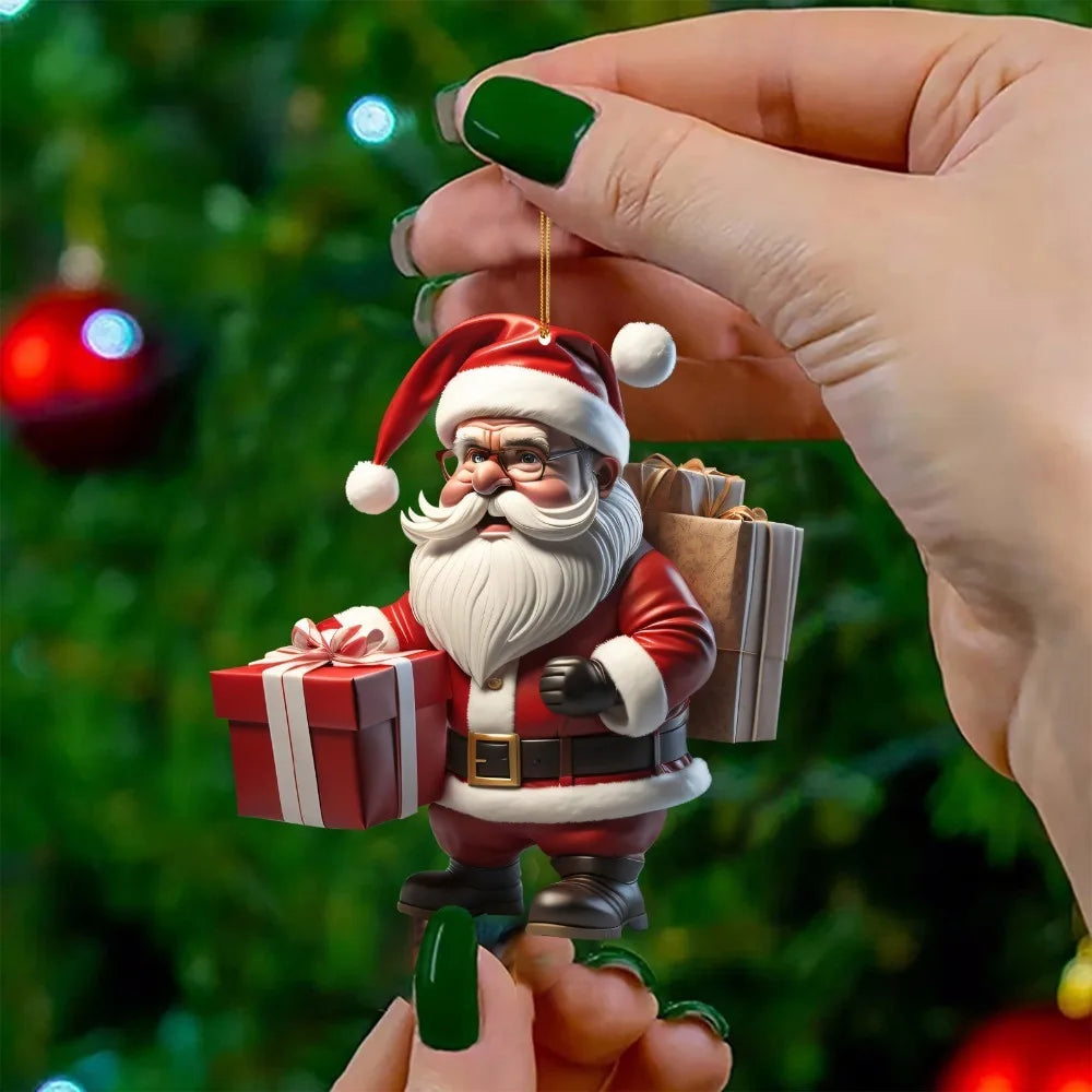 SantaHangs | Mini-Weihnachtsmann-Hängedekorationen