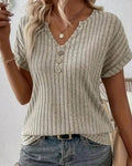 Rosina | Bluse mit V-Ausschnitt