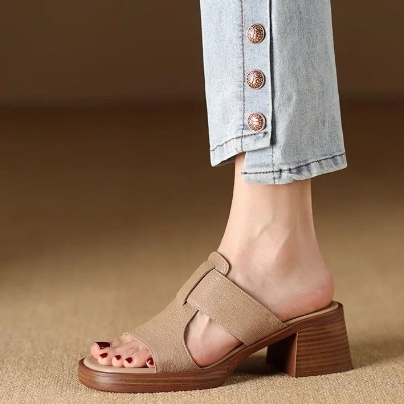 Damen Klassisch Blockabsatz Orthopädische Absatz Sandalen
