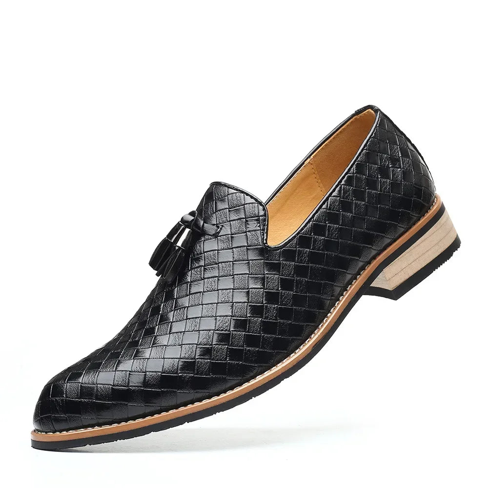Herren Komfort Slip-On Loafer mit Absatz