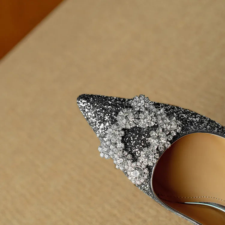 Katrien | Glitzer-Pumps