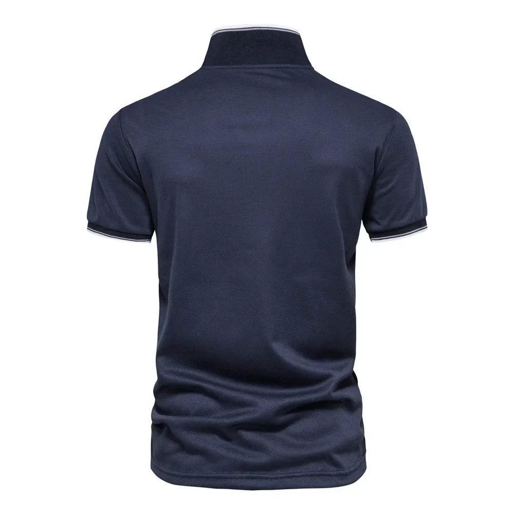 BENJAMIN™ | HERREN-POLOHEMD MIT V-AUSSCHNITT