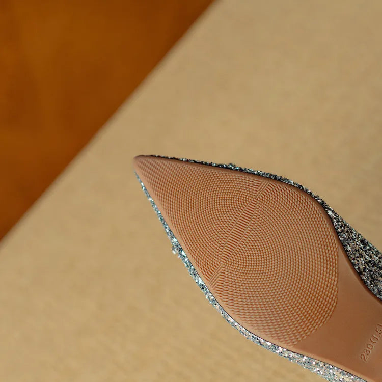 Katrien | Glitzer-Pumps