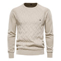 THEODOR | HERRENPULLOVER MIT RAUTENMUSTER