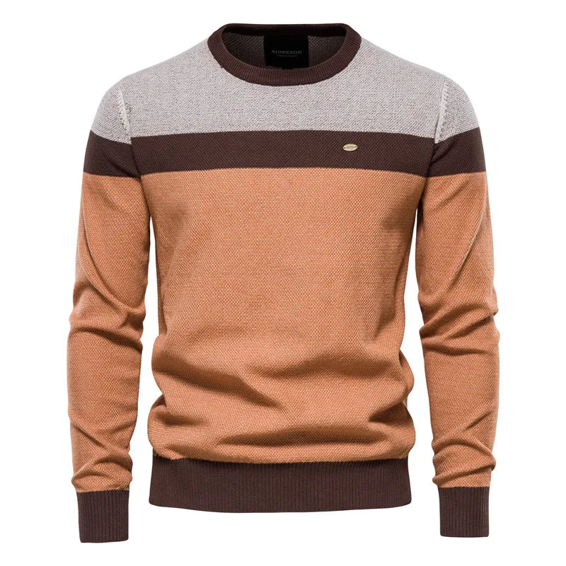 ALBERTO | HERRENPULLOVER MIT RUNDHALSAUSSCHNITT