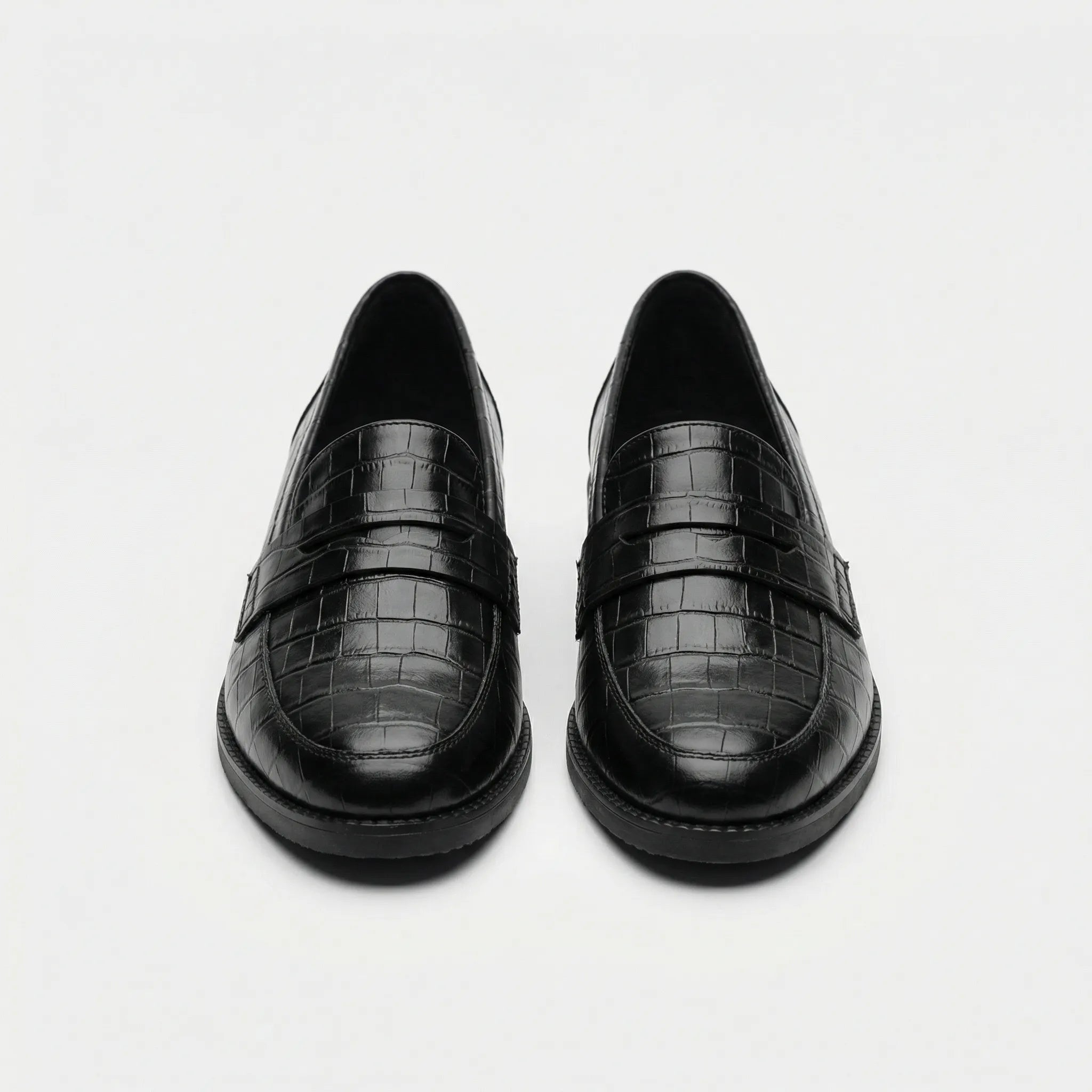 Slip On Damenschuh Elegant | Kroko-Optik & Zeitloser Chic