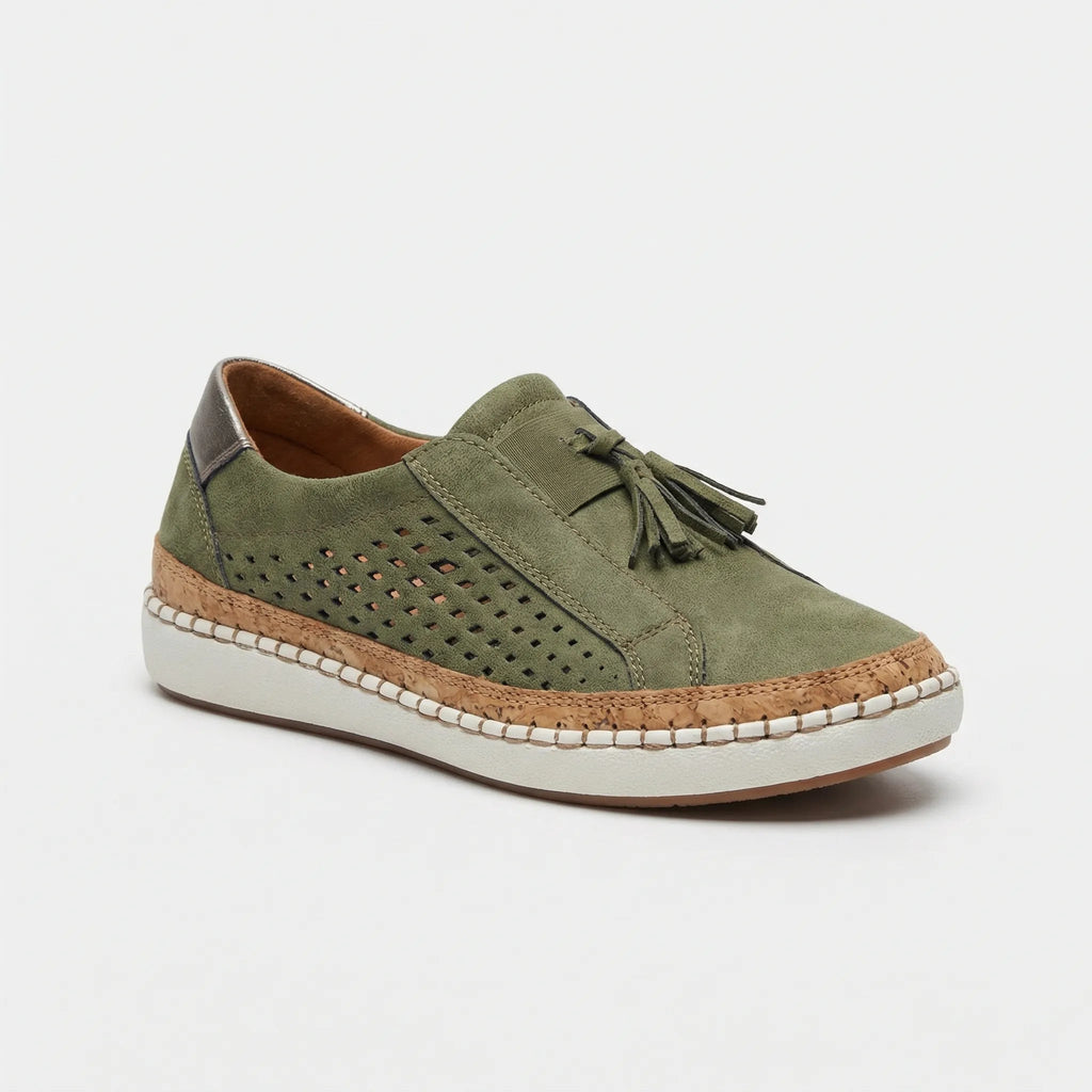 Slip On Schuhe Damen | Perforiertes Design & Komfort-Sohle