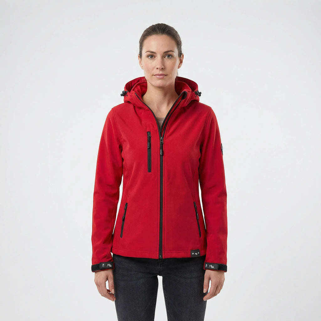 Softshell Jacke Damen | Kapuze & Windabweisender Schutz