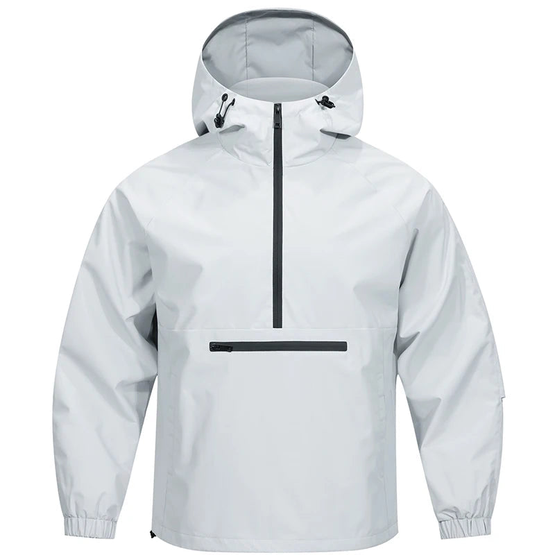 Softshell Jacke Herren mit Kapuze | Anorak-Style & Sichere Reißverschluss-Tasche