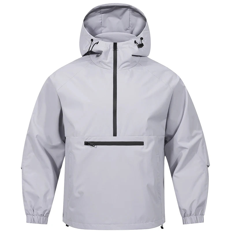 Softshell Jacke Herren mit Kapuze | Anorak-Style & Sichere Reißverschluss-Tasche