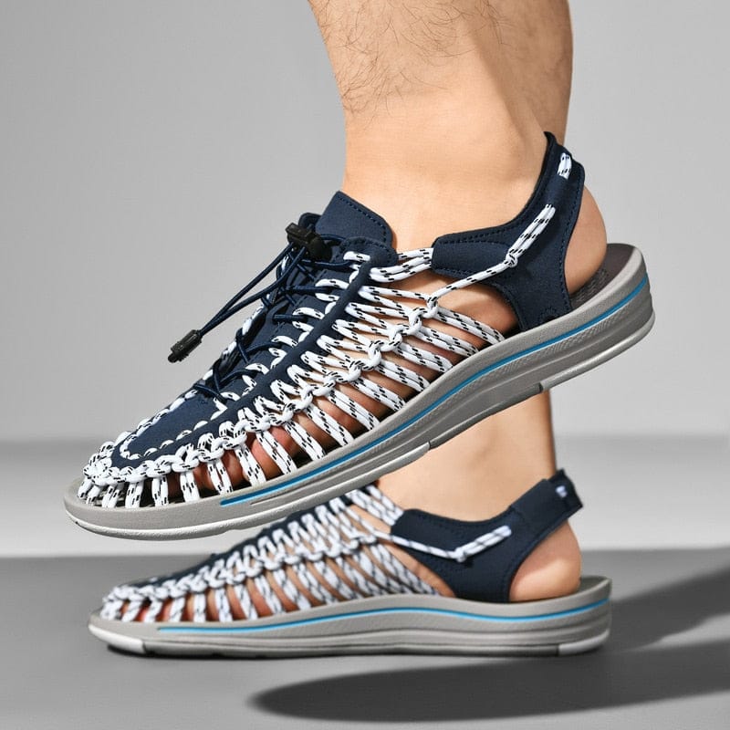 Sommer Sandalen Herren | Geflochten & Sportlich Leicht