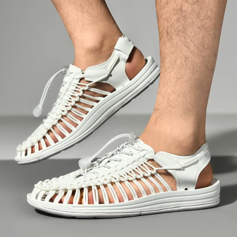 Sommer Sandalen Herren | Geflochten & Sportlich Leicht
