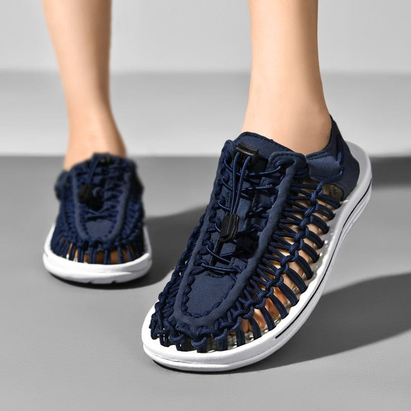 Sommer Sandalen Herren | Geflochten & Sportlich Leicht