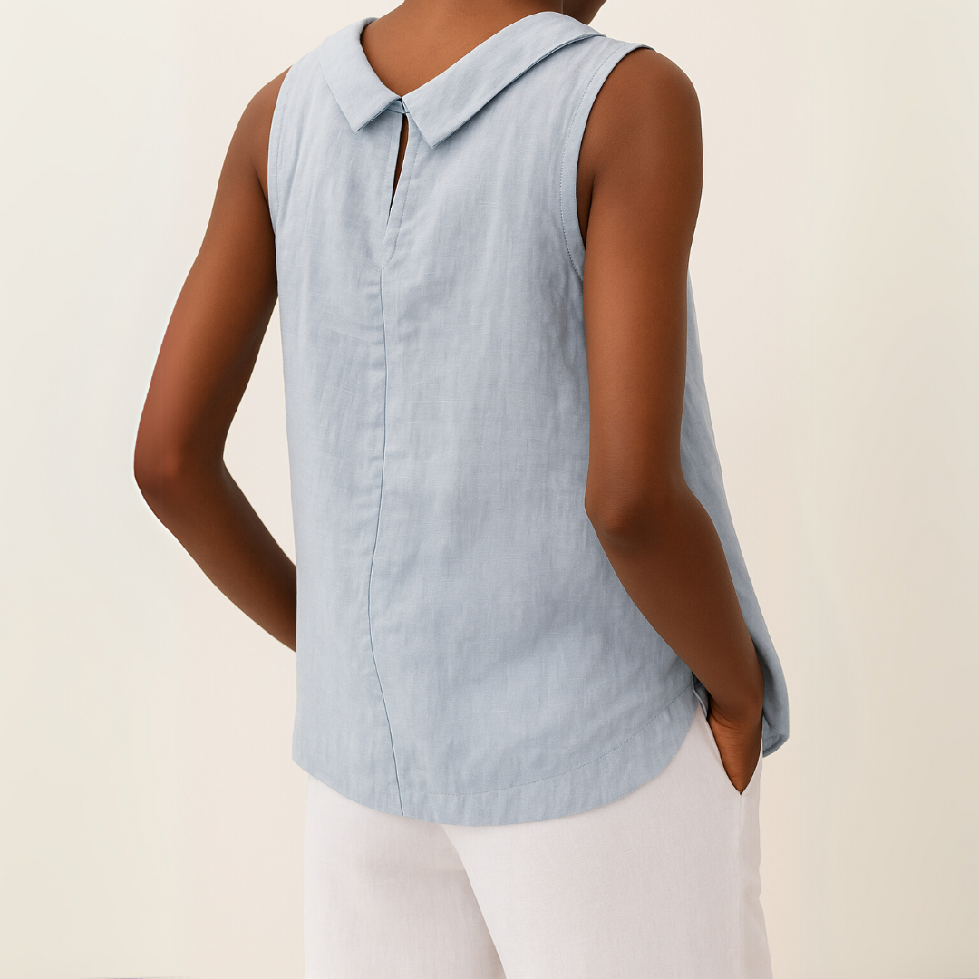 Sommer Top Damen | Rollkragen & Cleaner Minimalistischer Schnitt