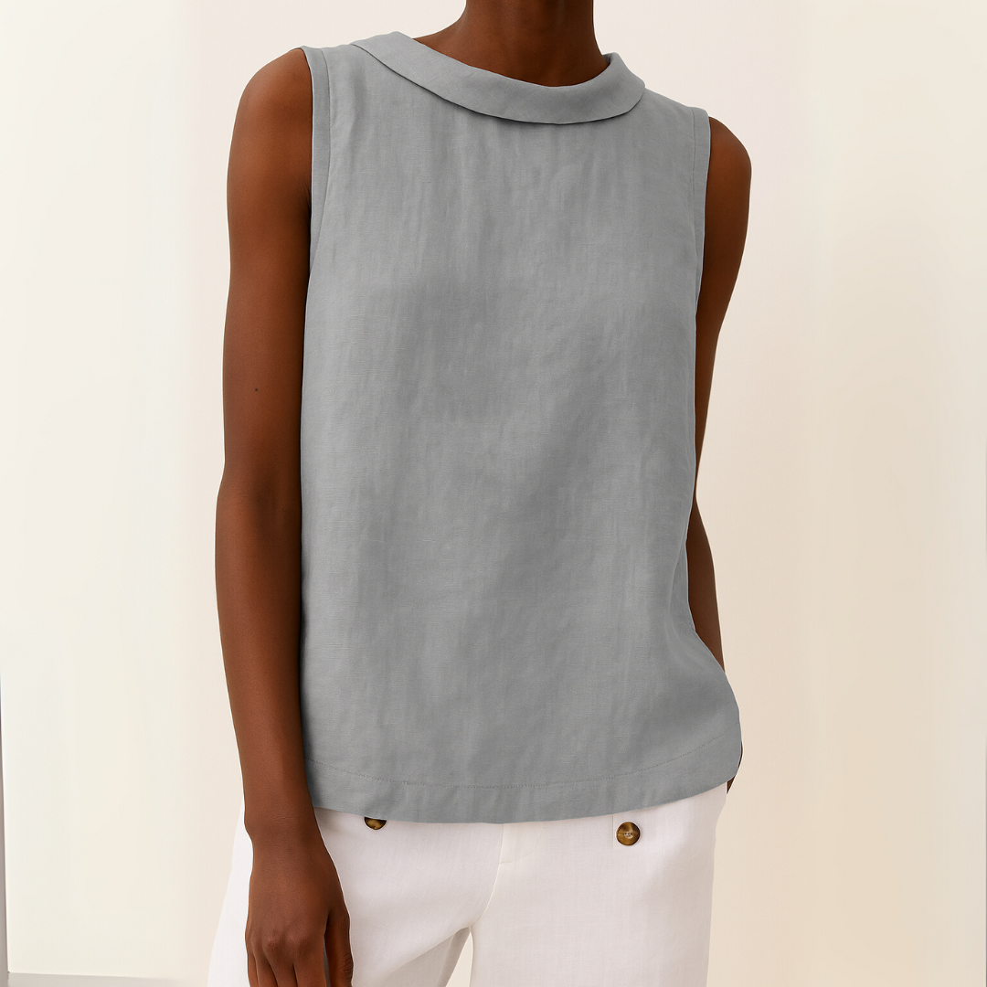 Sommer Top Damen | Rollkragen & Cleaner Minimalistischer Schnitt