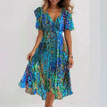 Sommerkleid Damen | Wickeloptik & Taillenbetonung