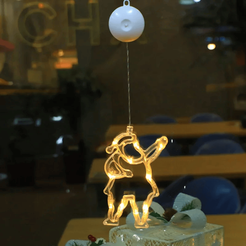 SparkleLights | LED-Lampe in Schneeflocken- und Sternform für die Weihnachtsdekoration