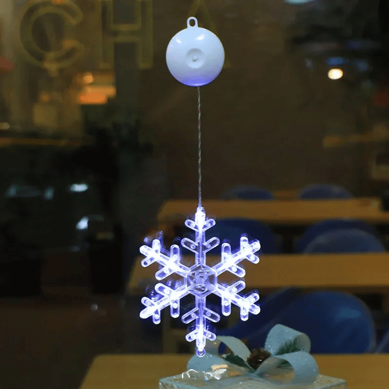 SparkleLights | LED-Lampe in Schneeflocken- und Sternform für die Weihnachtsdekoration