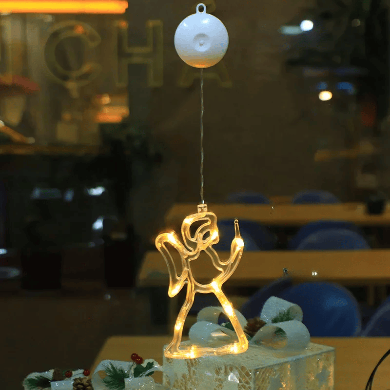 SparkleLights | LED-Lampe in Schneeflocken- und Sternform für die Weihnachtsdekoration
