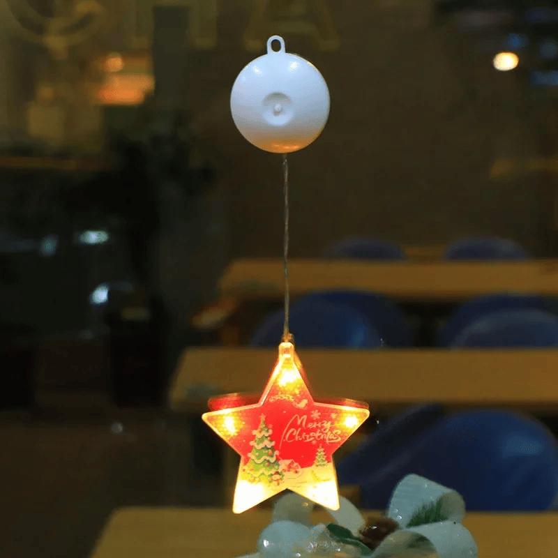 SparkleLights | LED-Lampe in Schneeflocken- und Sternform für die Weihnachtsdekoration