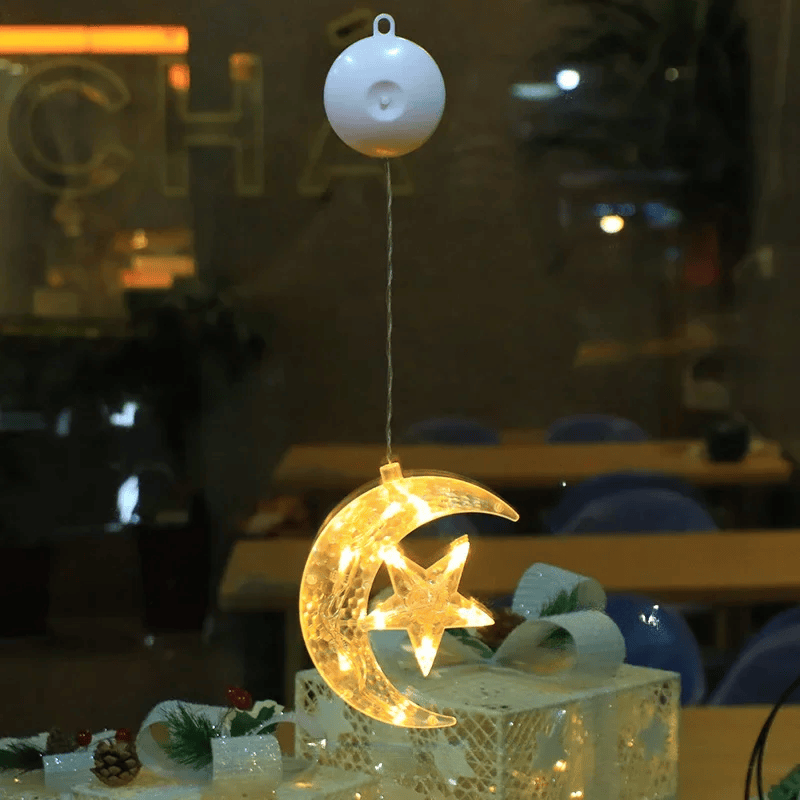 SparkleLights | LED-Lampe in Schneeflocken- und Sternform für die Weihnachtsdekoration