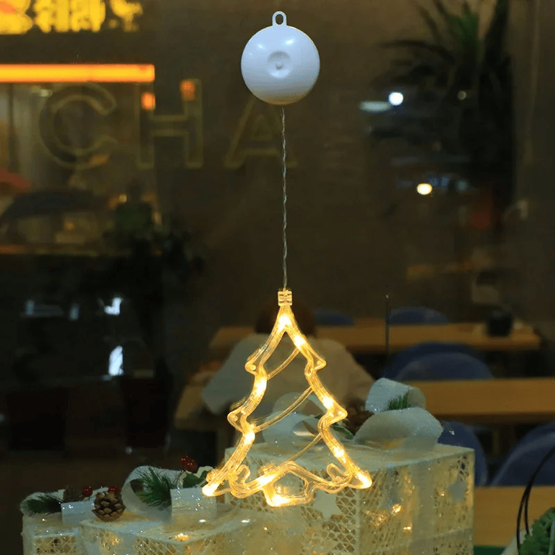 SparkleLights | LED-Lampe in Schneeflocken- und Sternform für die Weihnachtsdekoration