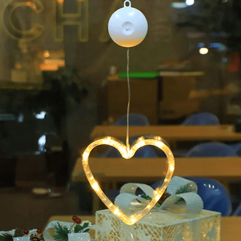 SparkleLights | LED-Lampe in Schneeflocken- und Sternform für die Weihnachtsdekoration