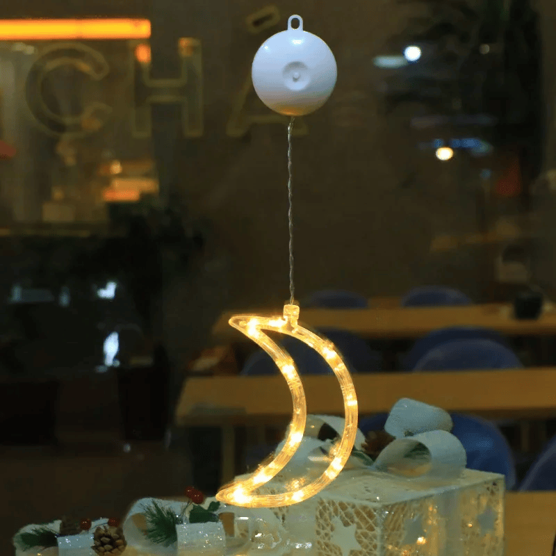 SparkleLights | LED-Lampe in Schneeflocken- und Sternform für die Weihnachtsdekoration
