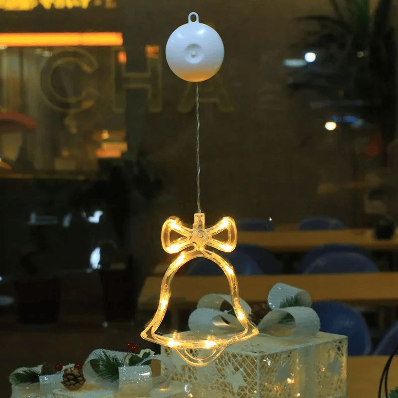 SparkleLights | LED-Lampe in Schneeflocken- und Sternform für die Weihnachtsdekoration