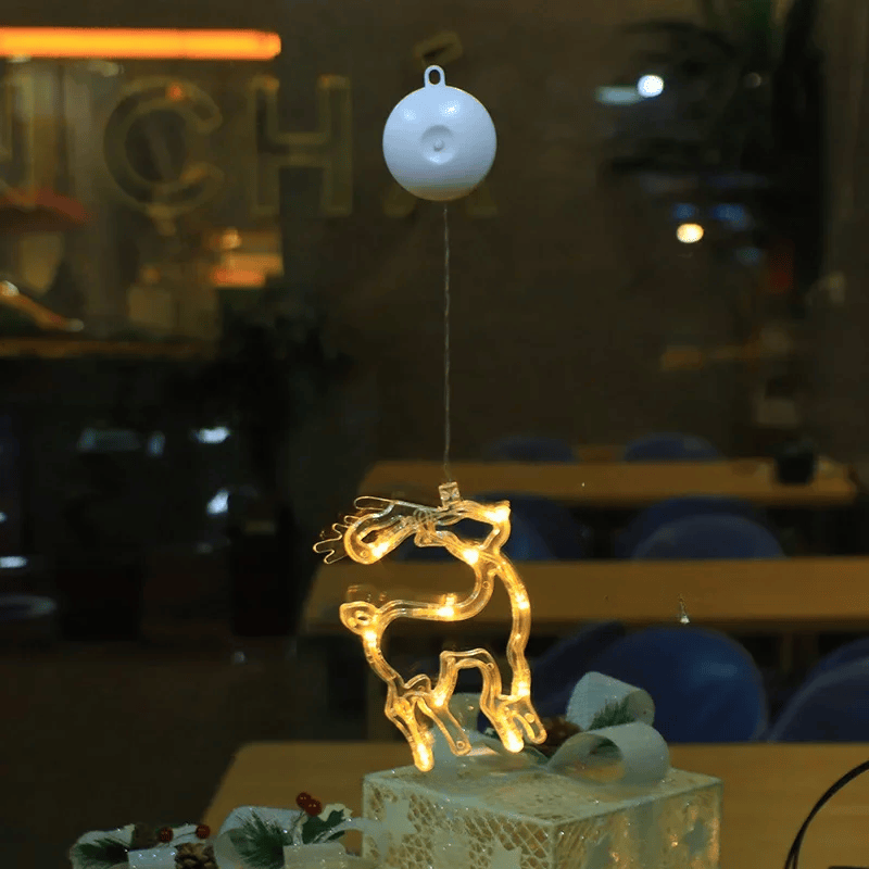 SparkleLights | LED-Lampe in Schneeflocken- und Sternform für die Weihnachtsdekoration