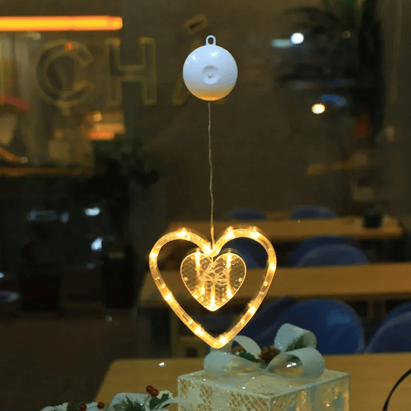 SparkleLights | LED-Lampe in Schneeflocken- und Sternform für die Weihnachtsdekoration