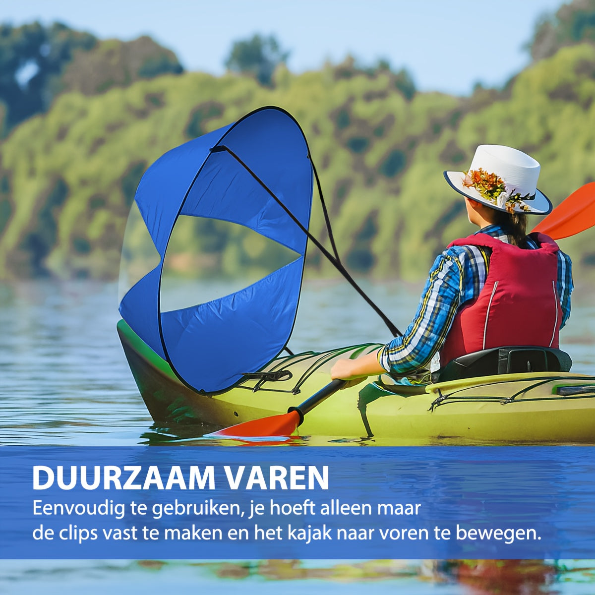 SpeedSail Faltbares Kajaksegel – Effektiv und einfach zu bedienen
