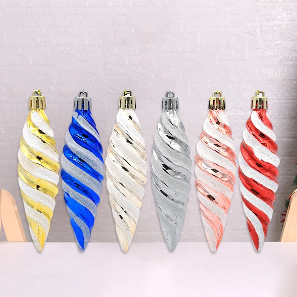 Spiralornamente | Weihnachtskugel-Anhänger-Set
