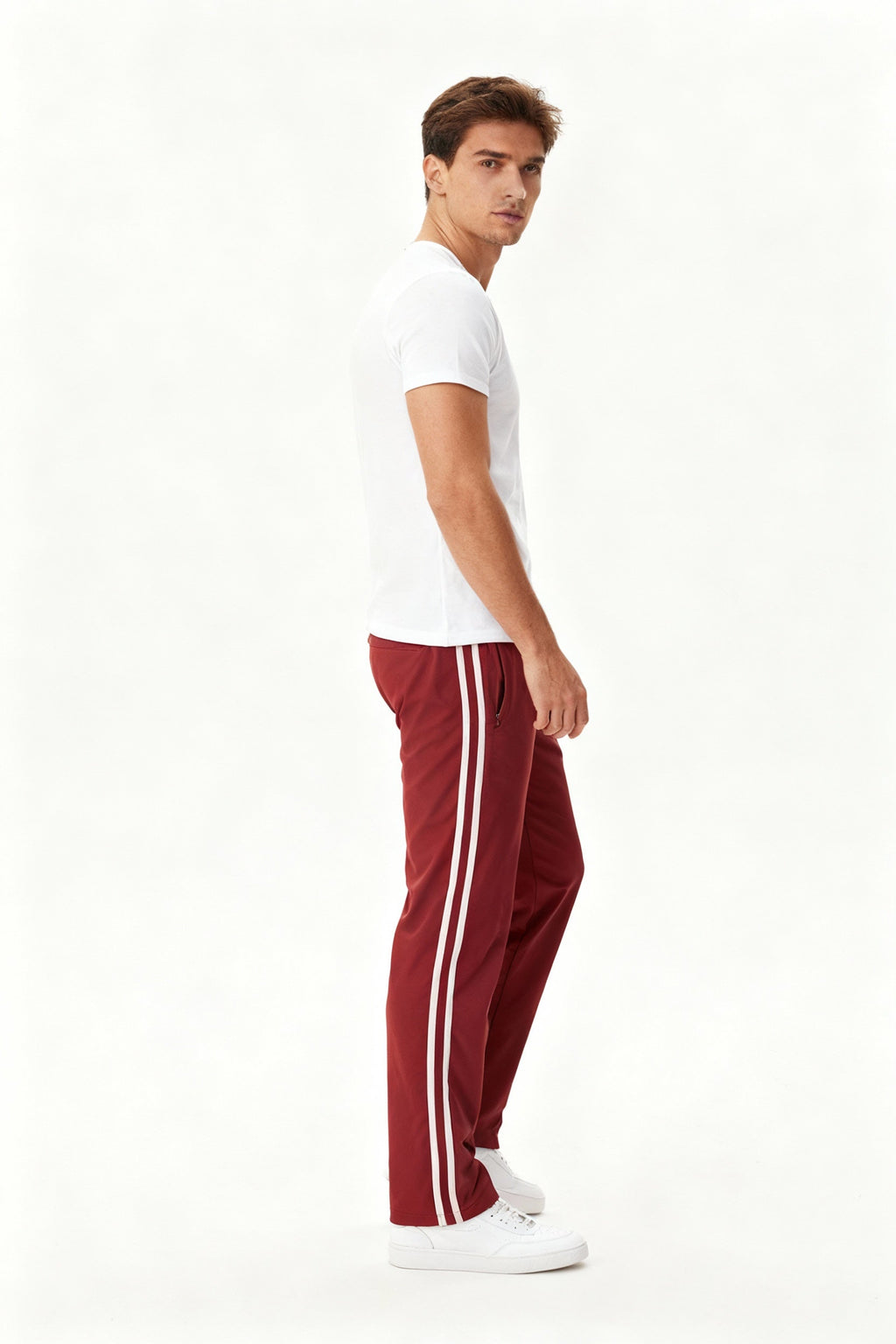 Sporthose für Herren mit kontrast Details im Urban Stil - lang