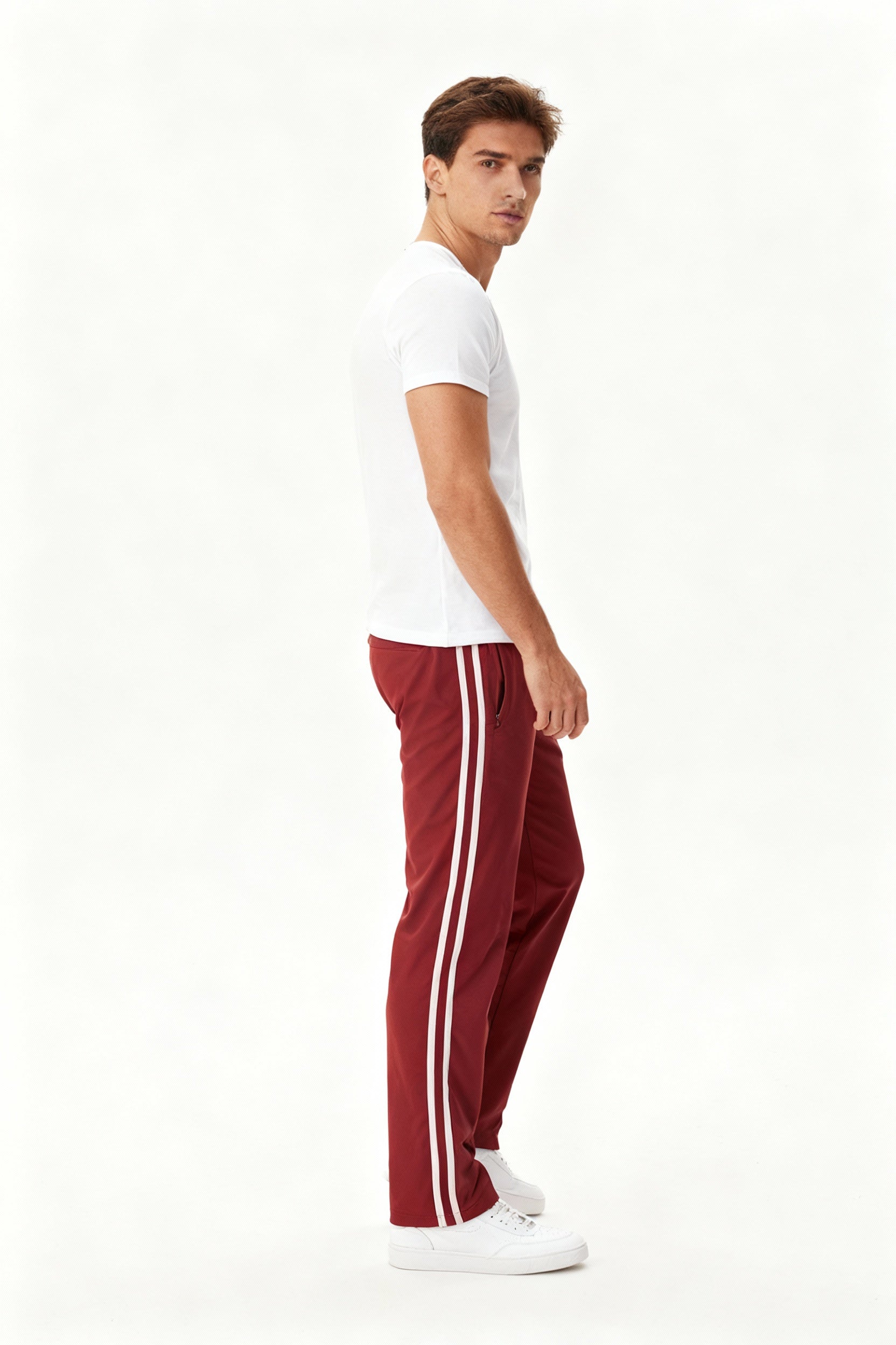 Sporthose für Herren mit kontrast Details im Urban Stil - lang