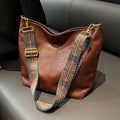 Stilvolle Damen-Ledertasche, elegantes Design, geräumiges Inneres