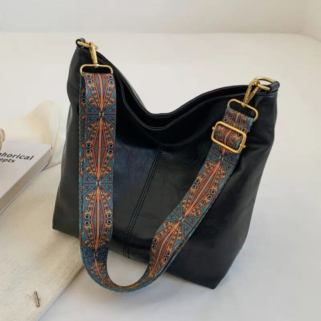 Stilvolle Damen-Ledertasche, elegantes Design, geräumiges Inneres