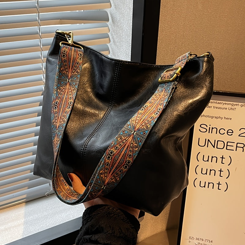 Stilvolle Damen-Ledertasche, elegantes Design, geräumiges Inneres