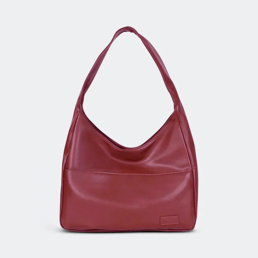 Stilvolle Damen-Schultertasche mit großem Fassungsvermögen aus PU-Leder