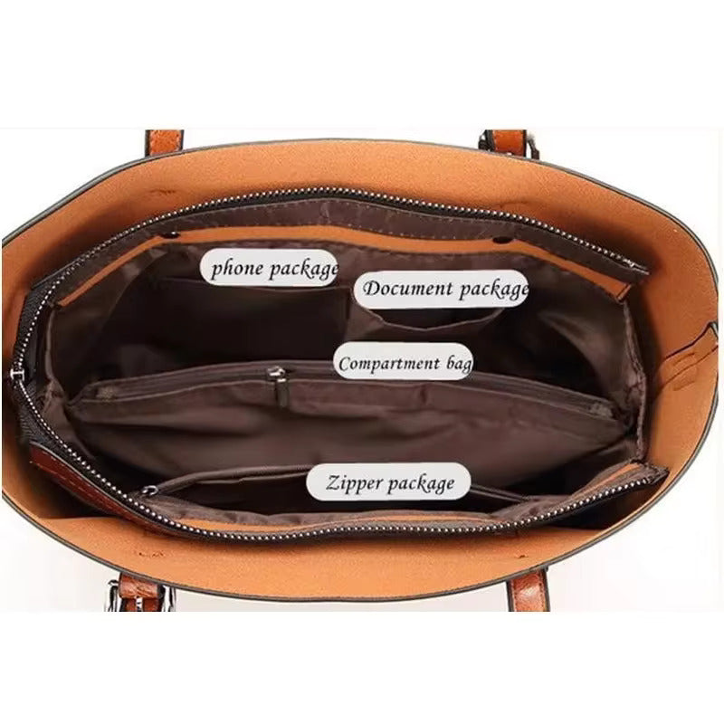 Stilvolle Damen-Tragetasche aus vielseitigem, weichem Material