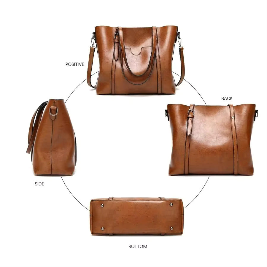 Stilvolle Damen-Tragetasche aus vielseitigem, weichem Material